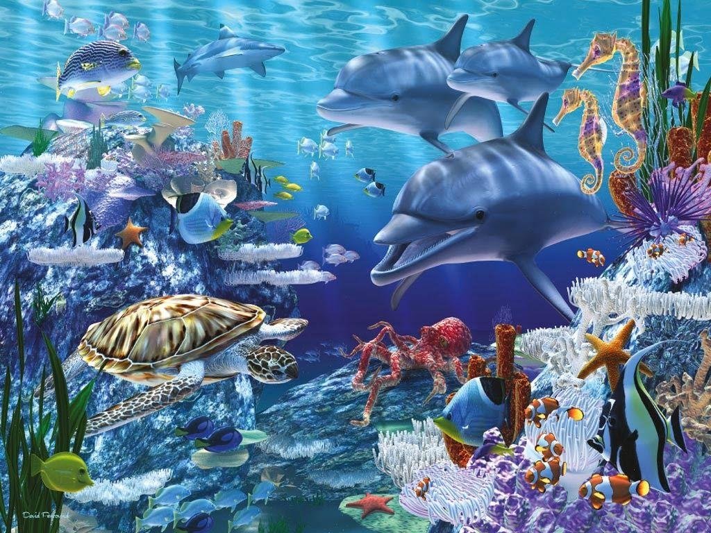 Подводный мир - рыбы, океан, подводный мир - оригинал