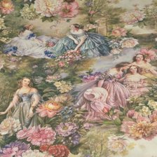 Схема вышивки «dame e fiori»