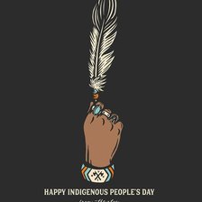 Схема вышивки «день народа всех индейских племен»