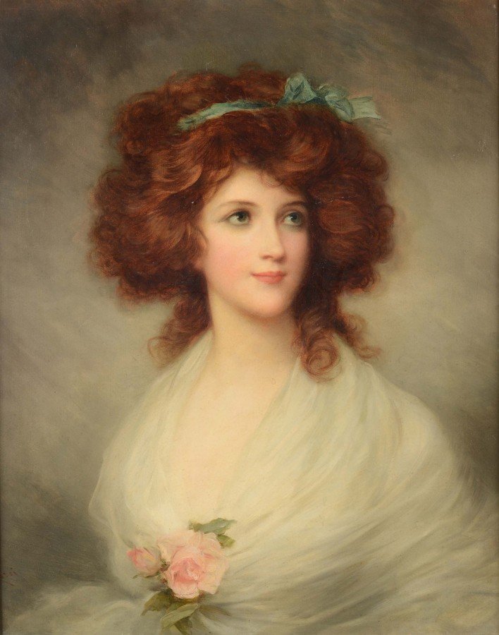 Дама - портрет, люди, девушка - оригинал