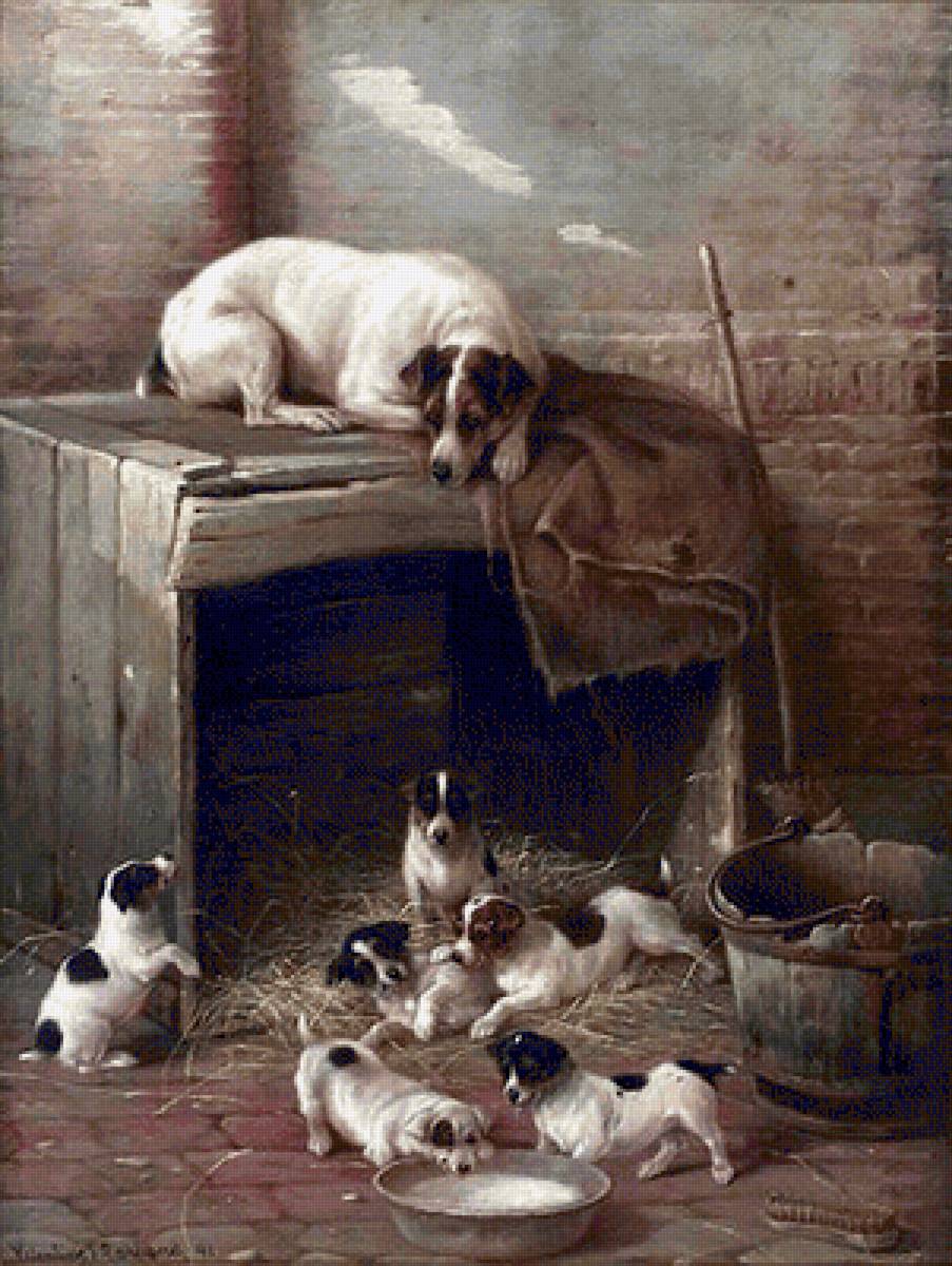 pintura - perros - предпросмотр