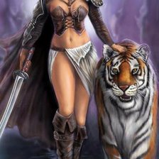 Схема вышивки «Амазонка»