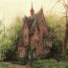 Схема вышивки «Домикус»