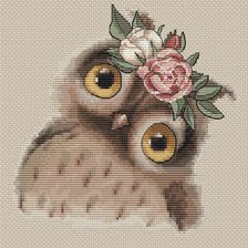 Оригинал схемы вышивки «Little Lady Owl» (№2326448)