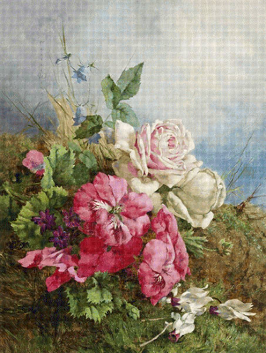 Цветы - картина - предпросмотр