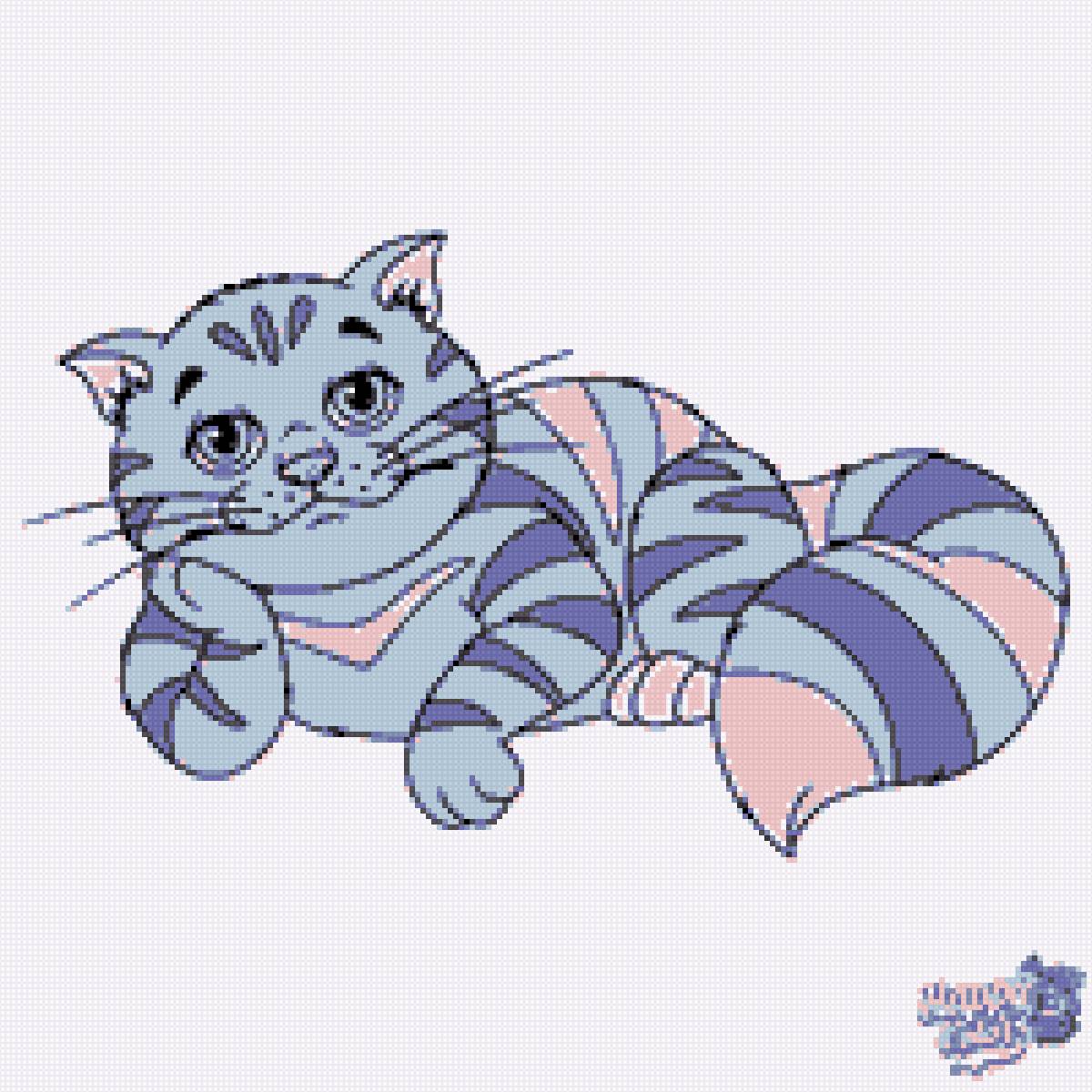 Кот - чеширский кот, чешир, алиса в стране чудес - предпросмотр