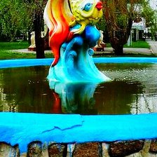 Схема вышивки «Челябинский фонтан "Золотая рыбка"»