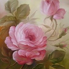 Схема вышивки «Роза»