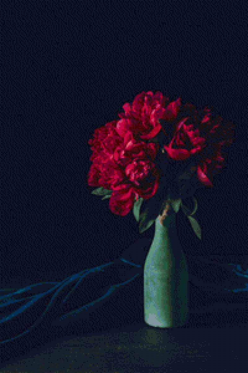 Пионы в вазе - пионы, цветы - предпросмотр