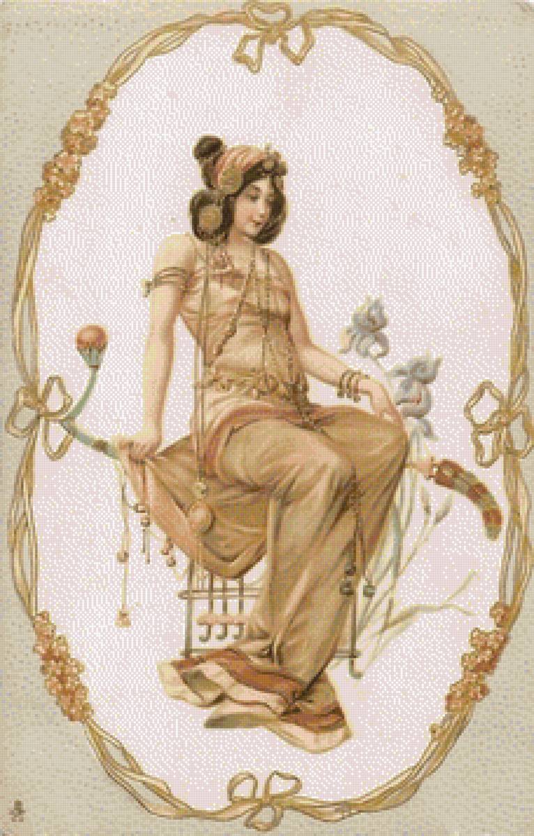 Винтаж - женщина, винтаж - предпросмотр