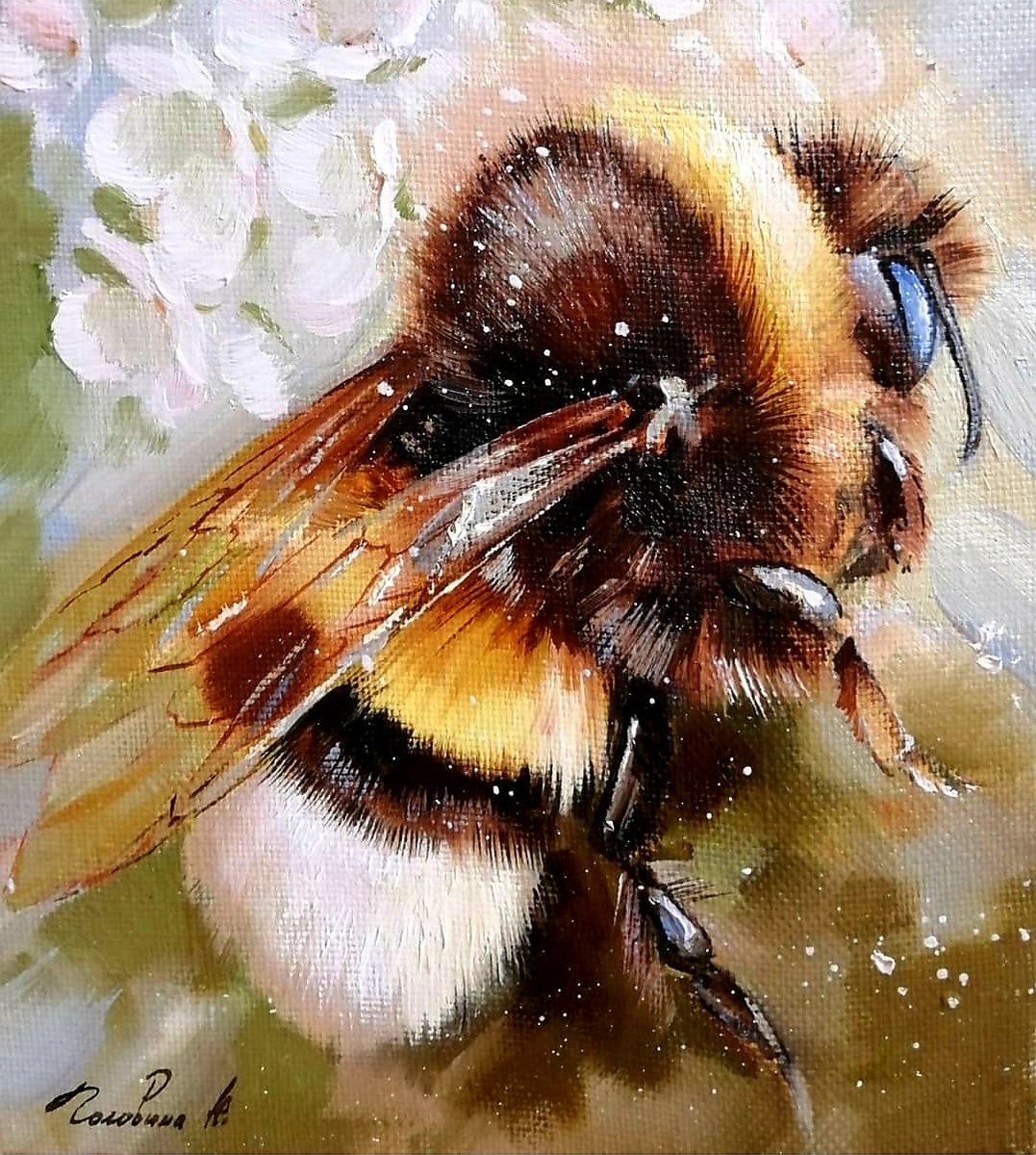Пчела - пчела, ботаника, насекомые - оригинал
