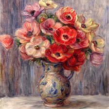 Схема вышивки «анемоны Ренуара»