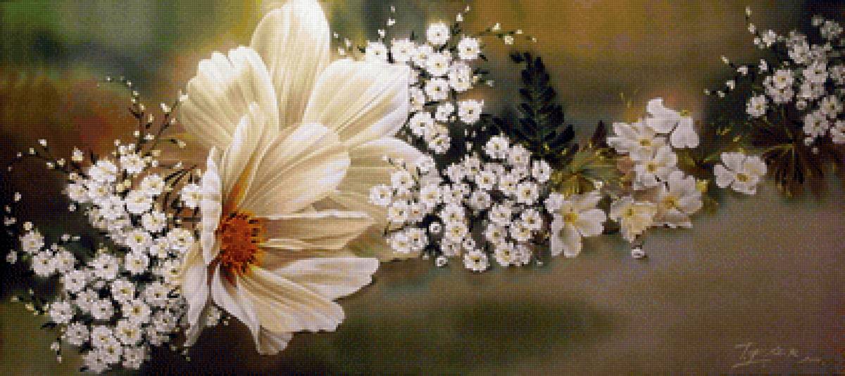 Цветы - картина - предпросмотр