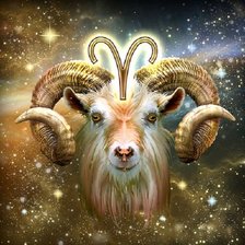 Схема вышивки «Signo de aries.»