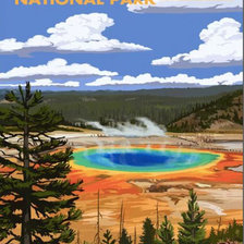 Схема вышивки «Yellowstone»