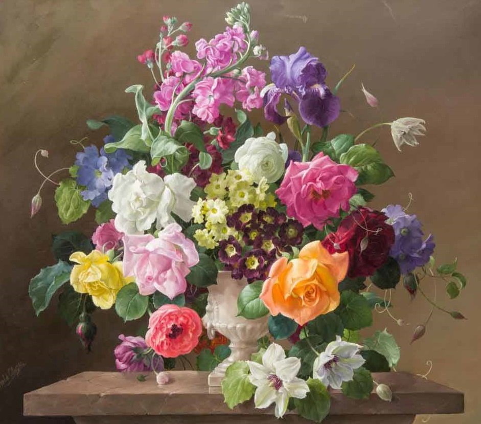 Boque de flores. - flores. - оригинал