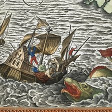 Схема вышивки «Monstres marins»