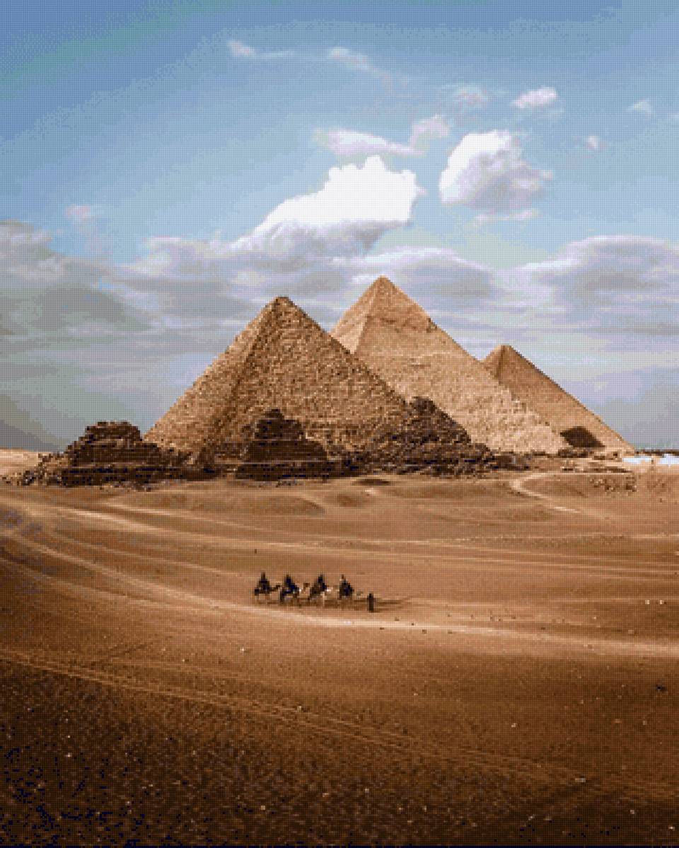 las piramides - paisaje - предпросмотр