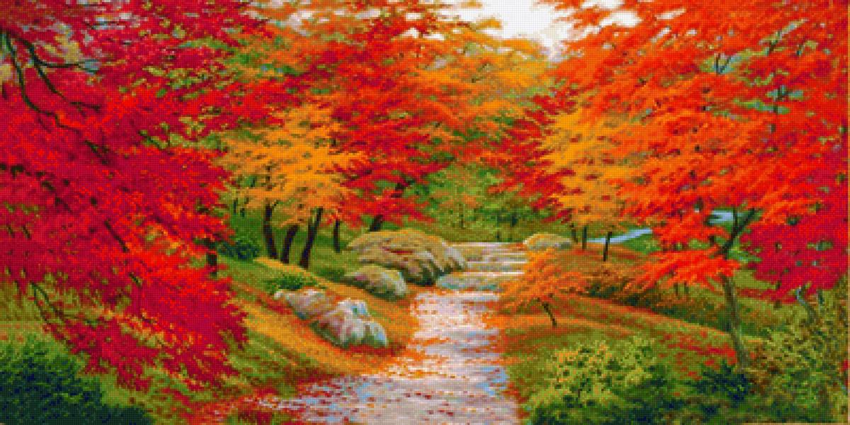 Paisagem de outono. - paisagens.arvores.outono. - предпросмотр