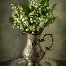 Схема вышивки «Ландыши»