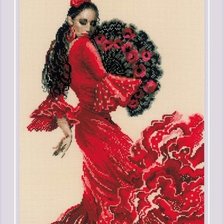 Схема вышивки «Flamencona»