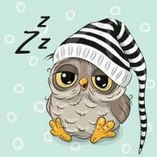 Схема вышивки «buhito dormilon»