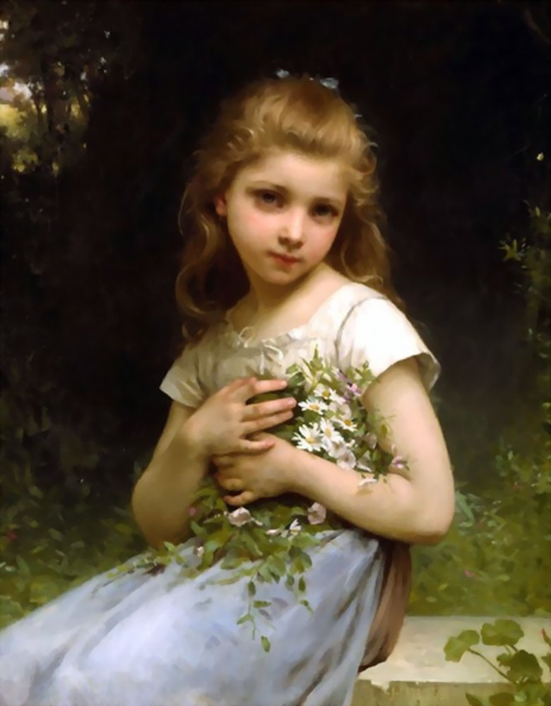 Dziewczynka ze stokrotkami - dzieci - оригинал
