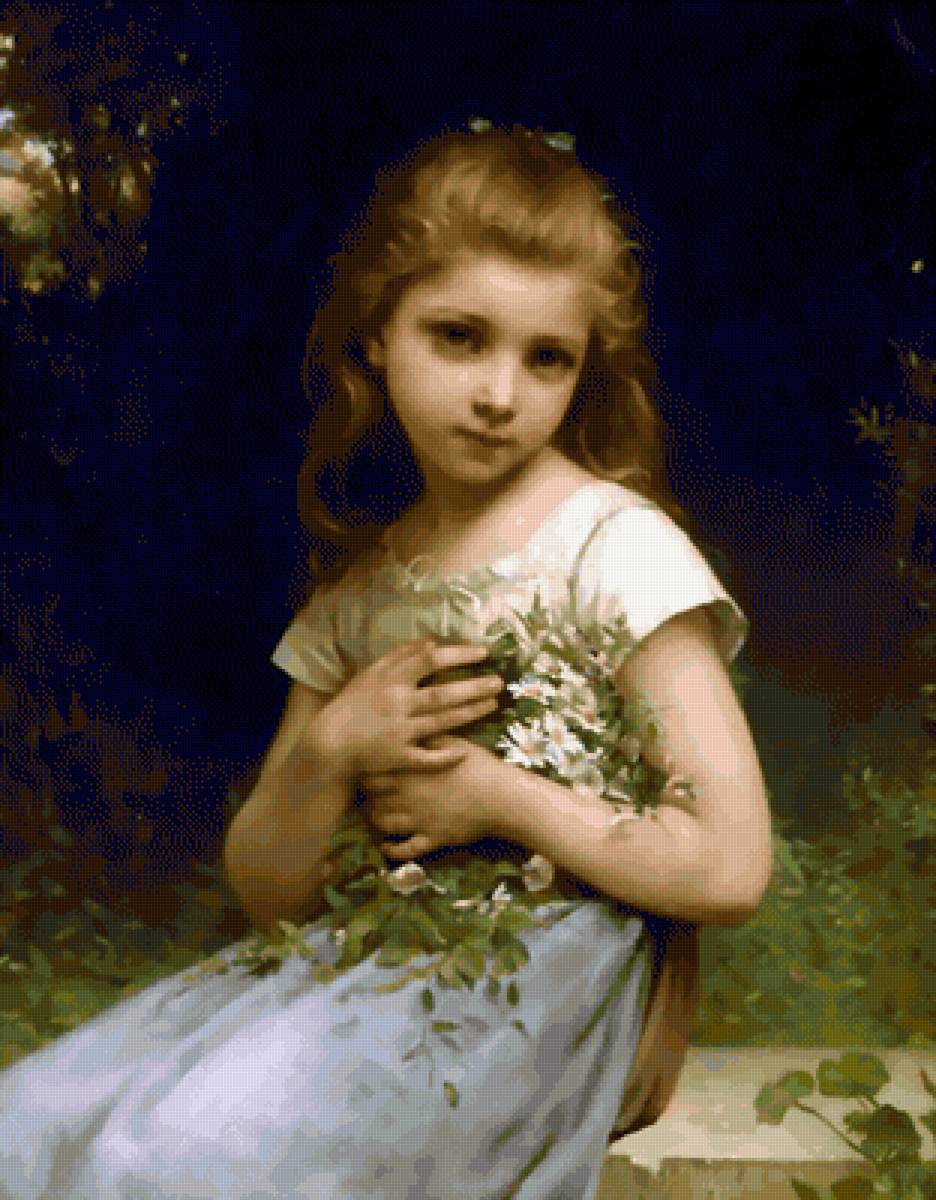 Dziewczynka ze stokrotkami - dzieci - предпросмотр