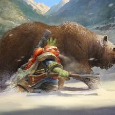 Схема вышивки «Дворф из WoW»