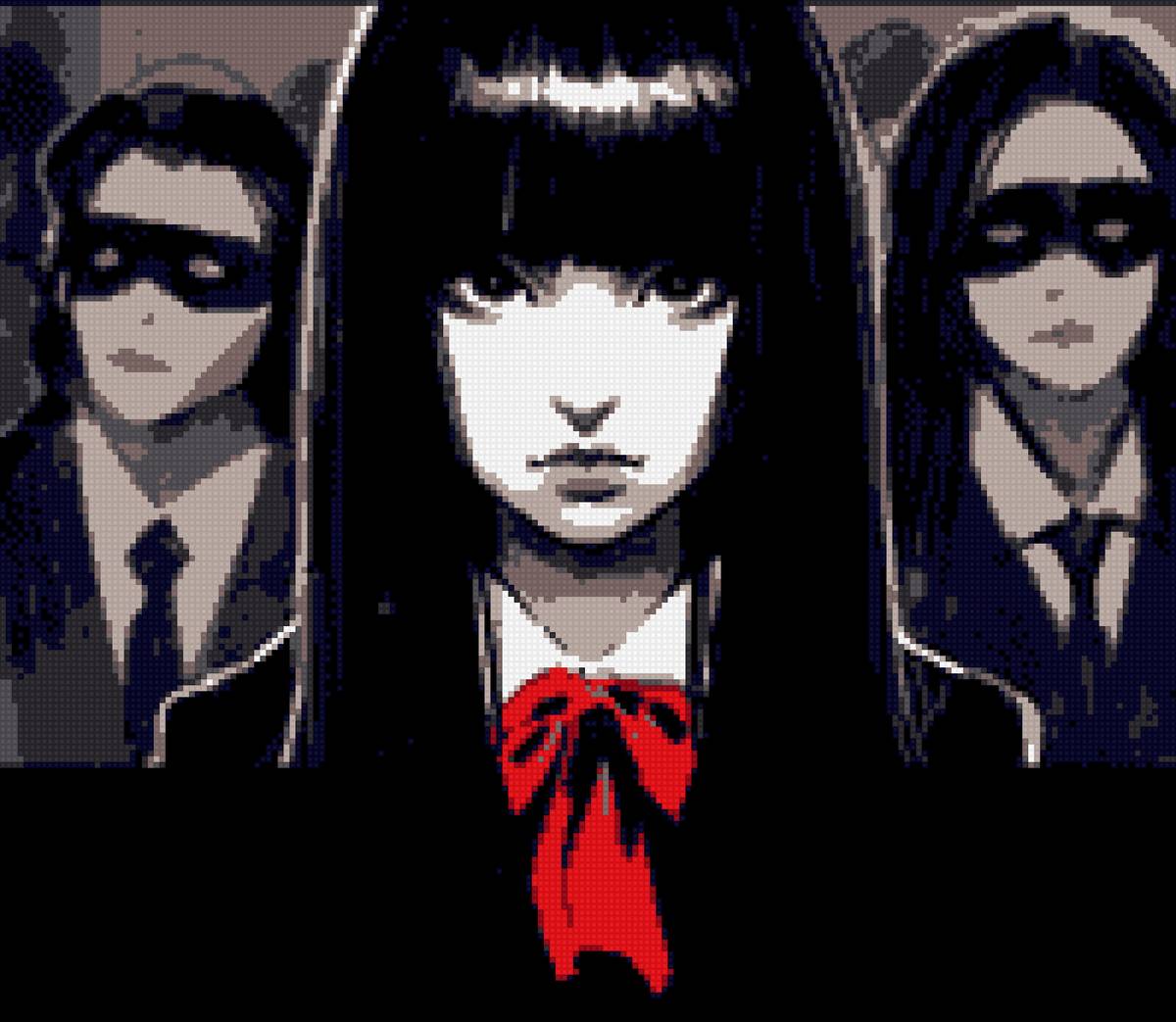 Японка(по мотивам художницы азии ладовска) - японка, илюстратор, азияладовска - предпросмотр