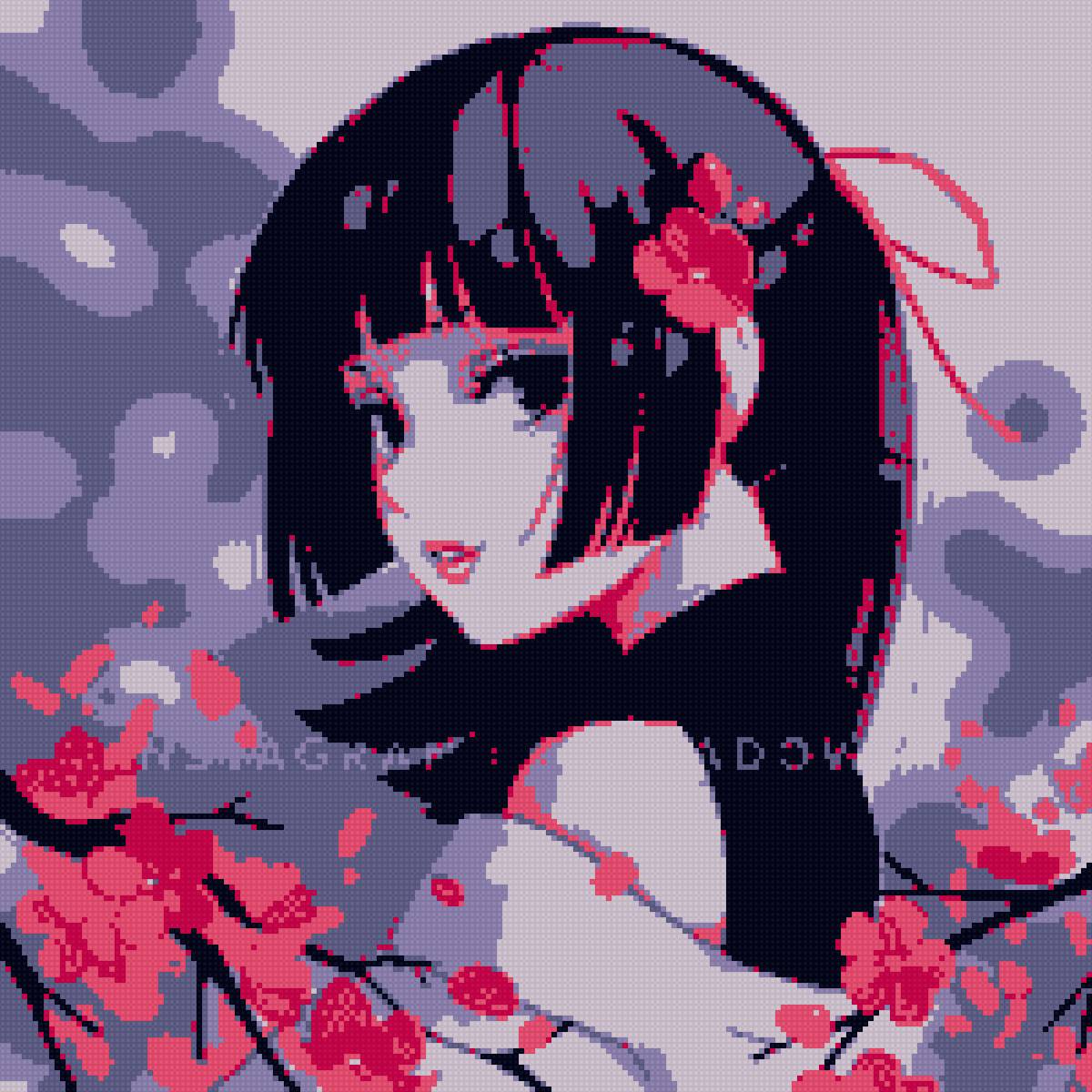 Японка(по мотивам художницы азии ладовска) - предпросмотр