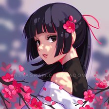 Японка(по мотивам художницы азии ладовска)