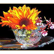 Схема вышивки «Солнечный букетик.»