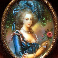 Схема вышивки «dame»