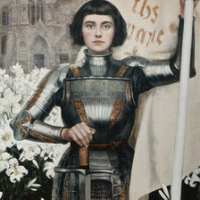 Схема вышивки «Joana d'Arc amb confetti i combinats»