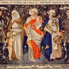 Схема вышивки «Ehret die Frauen»