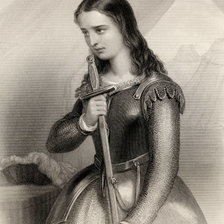 Оригинал схемы вышивки «Jeanne d'Arc» (№2333517)