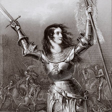 Схема вышивки «Jeanne d'Arc batalla»