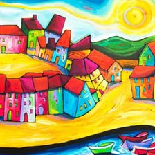 Схема вышивки «pueblo naif1»