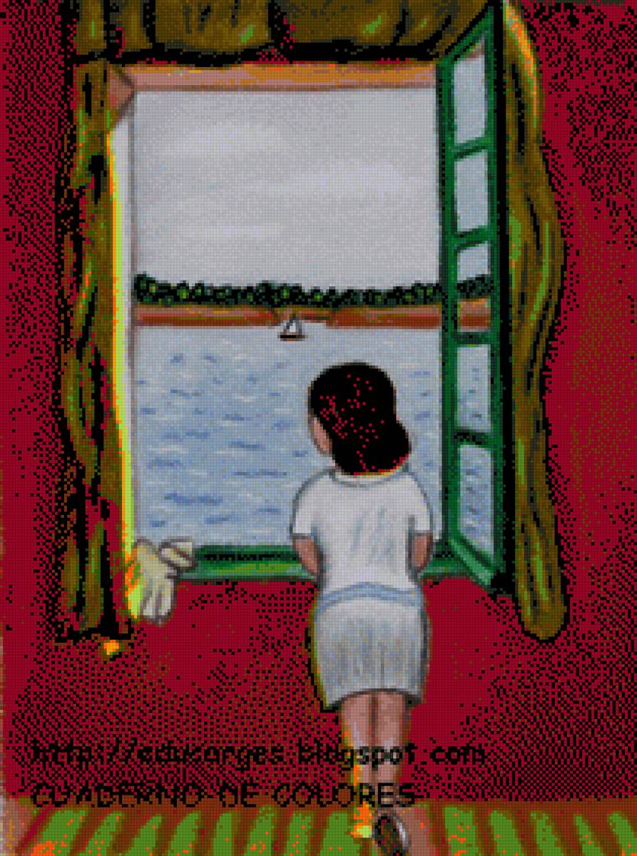 mujer en la ventana dali1 - предпросмотр