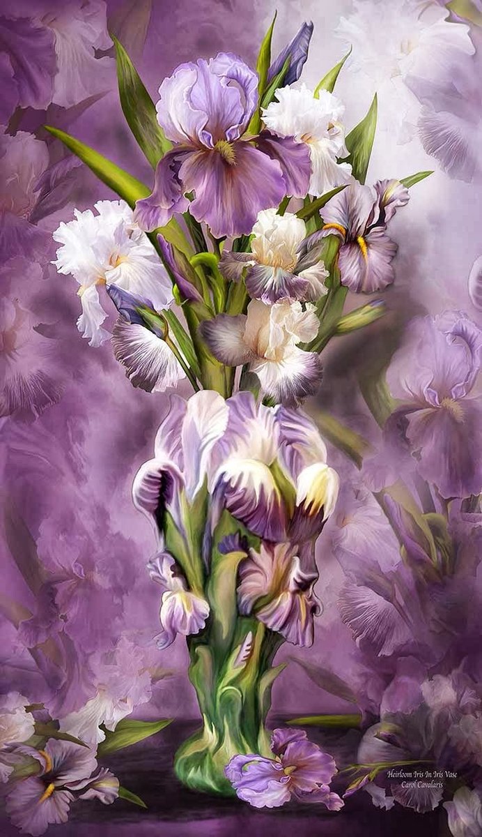 Ирисы - ирисы, цветы, ирис - оригинал