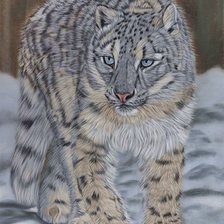 Схема вышивки «Leopardo.»