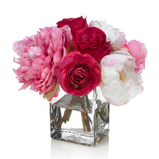 Схема вышивки «Пионы и розы»