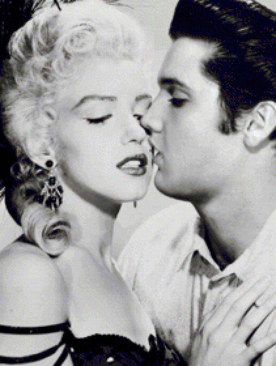 marilyn y elvis monocolor - предпросмотр