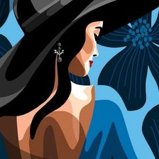 Девушка в шляпе