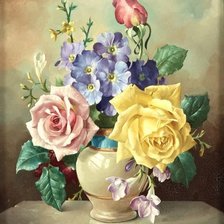 Схема вышивки «Цветы»