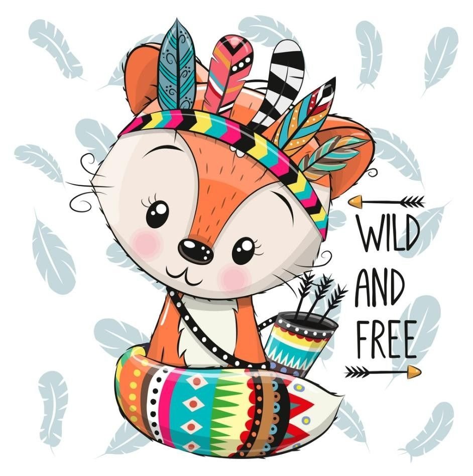 Лисичка - лиса, лисенок - оригинал