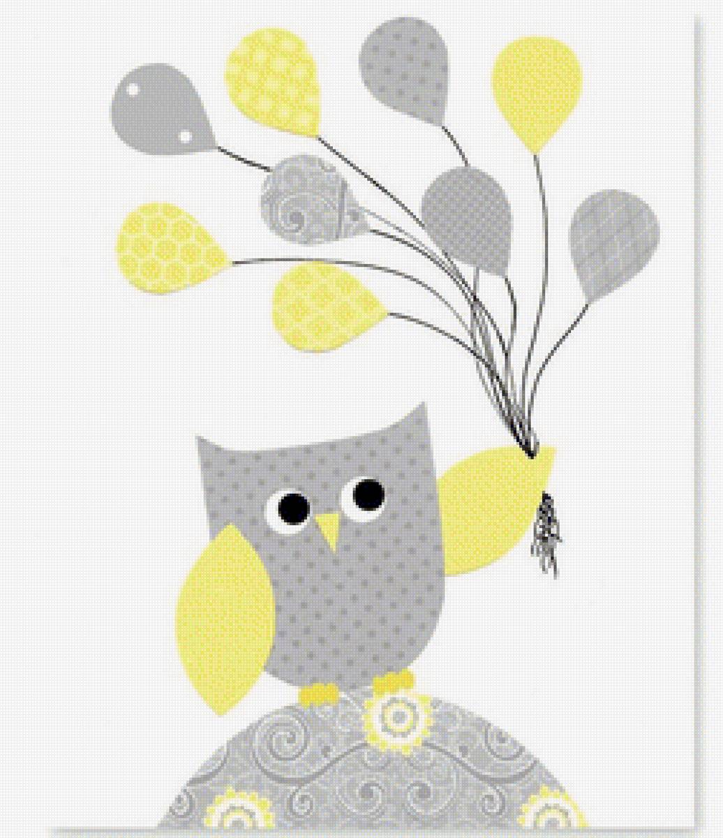 buhito tonos grises y amarillos - предпросмотр