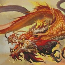 Схема вышивки «фэнтези, дракон»