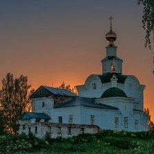 Схема вышивки «храм»